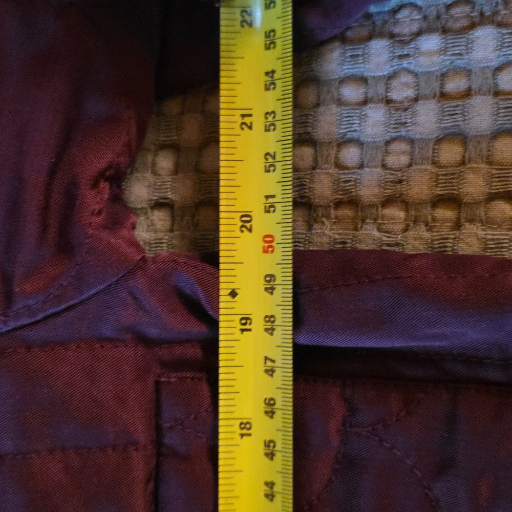 J.CREW Classic Burgundy Wine Quilted Jacket Size XS - Picture 10 of 11